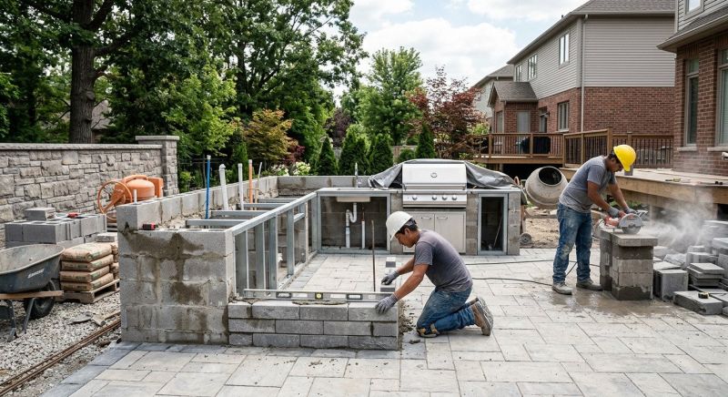 Outdoor Kitchen Construction in Monterey, CA