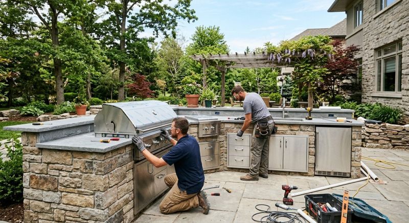Outdoor Kitchen Construction in Marin County, CA