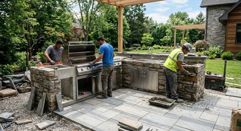 Outdoor Kitchen Installation in Las Vegas, NV