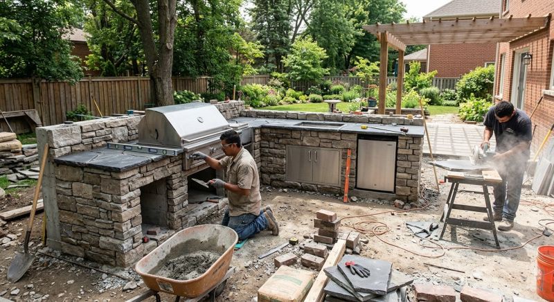 Outdoor Kitchen Construction in Naples, FL